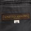 UNITED ARROWS Шерстяной костюм-двойка 44 серый Мужской Б/У Сделано в Японии
