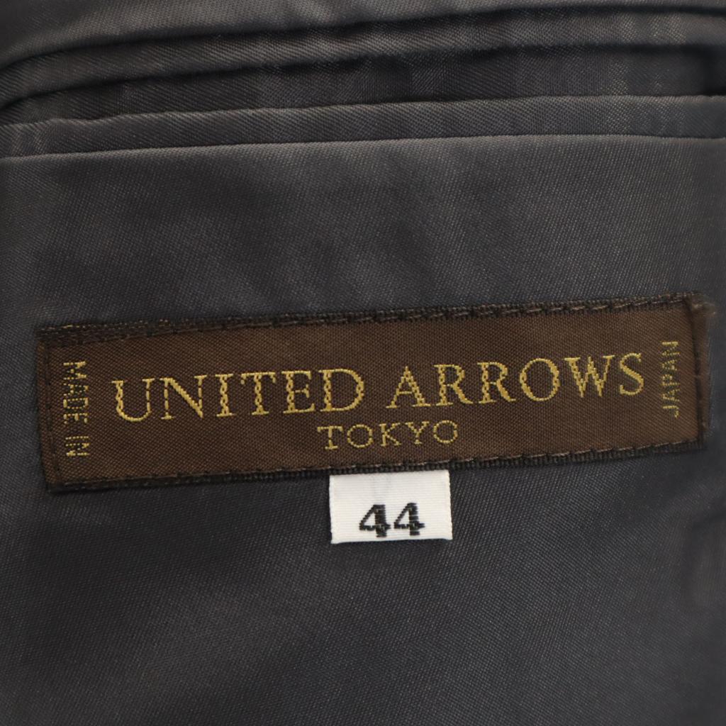 UNITED ARROWS Шерстяной костюм-двойка 44 серый Мужской Б/У Сделано в Японии