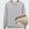 Men's Thickened Plush Lamb Fleece Sweatshirt - Warm Winter Casual Round Neck Top
