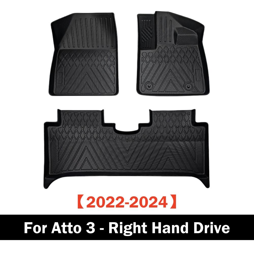 Car Floor Mats For BYD Atto 3 2025 2025 2025 Non-Slip Floor Liner Waterproof All-Weather Durable TPE Floor Liner
