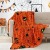 Halloween Throw Blanket for Couch Bed Halloween Fall Thanksgiving Gift Blanket Pumpkin and Ghost Print Blankets Sofa Blankets#