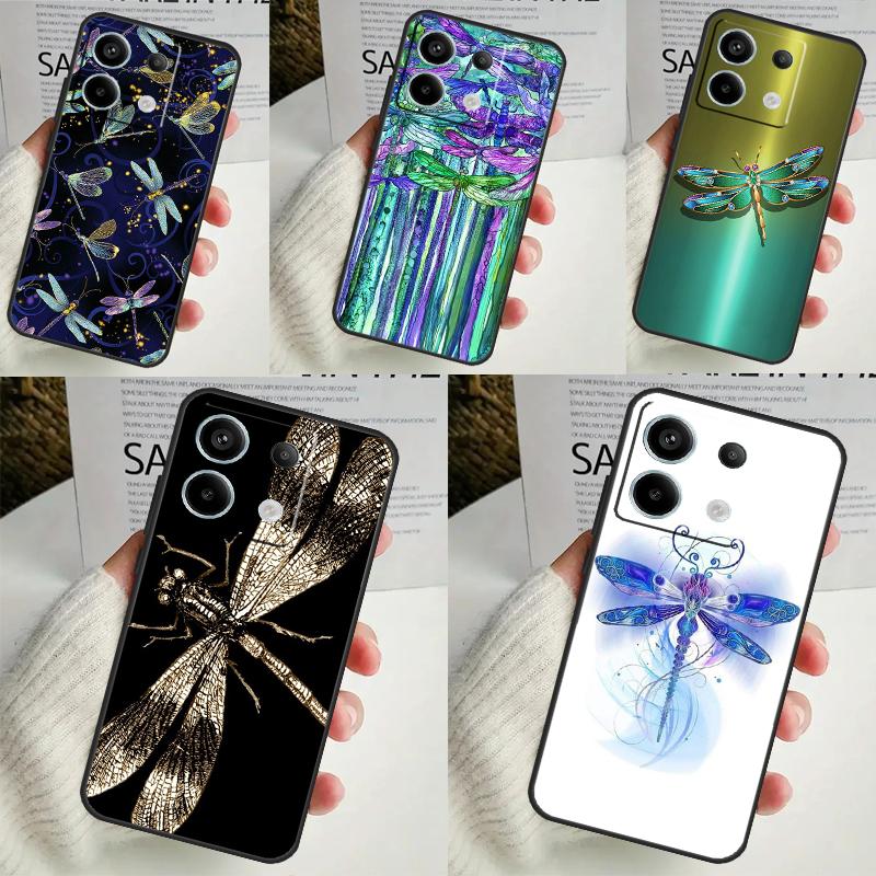 Чехол Dragonfly для Xiaomi Redmi 13C 12C 10C 9C 10A Redmi Note 11 9 10 12 13 Pro 9S 10S 11S 12S Чехол