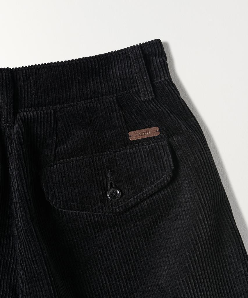 TTUDEMENT Corduroy Shorts Black