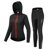 Комплекты для велоспорта WOSAWE MTB Велосипедная спортивная одежда Куртка с капюшоном Брюки с гелевой подкладкой
