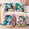 Аниме Urusei Yatsura Наволочка для офисной подушки, автомобильная наволочка для подушки 45X45 см, наволочка для поясничной подушки, наволочка для диванной подушки