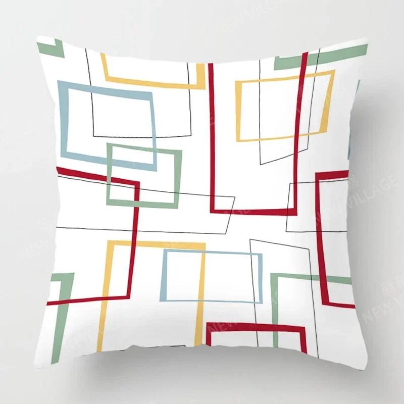 Скандинавская осенняя домашняя декорация Наволочка для диванной подушки Современная Современная Мода L