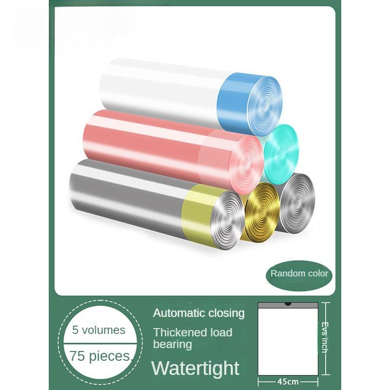 Негрязные мешки для мусора на шнурке, увеличенные и утолщенные бытовые кухонные одноразовые портативные бытовые пластиковые пакеты на шнурке