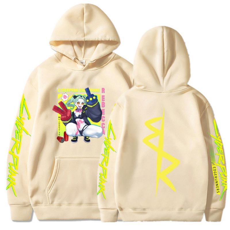Зимняя толстовка с капюшоном Аниме Cyberpunk Edgerunners Hoodie