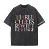Vintage Washed Rock Band My Chemical Romance T-shirt Three Cheers for Sweet Revenge Gothic T-shirts Men Women Clothing
