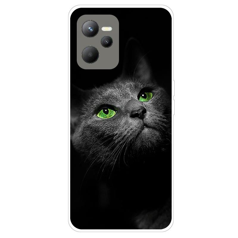 Чехол для Realme C35 RMX3511, мягкие силиконовые чехлы для телефонов с милой башней и бабочкой для Oppo Realme C35 C 35 RealmeC35, чехол-бампер