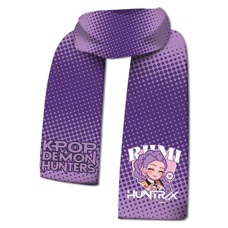 Anime Merchandise Girls' The Witch Hunt Team KPOP Scarf, Autumn and Winter Children's Season Warm Scarf