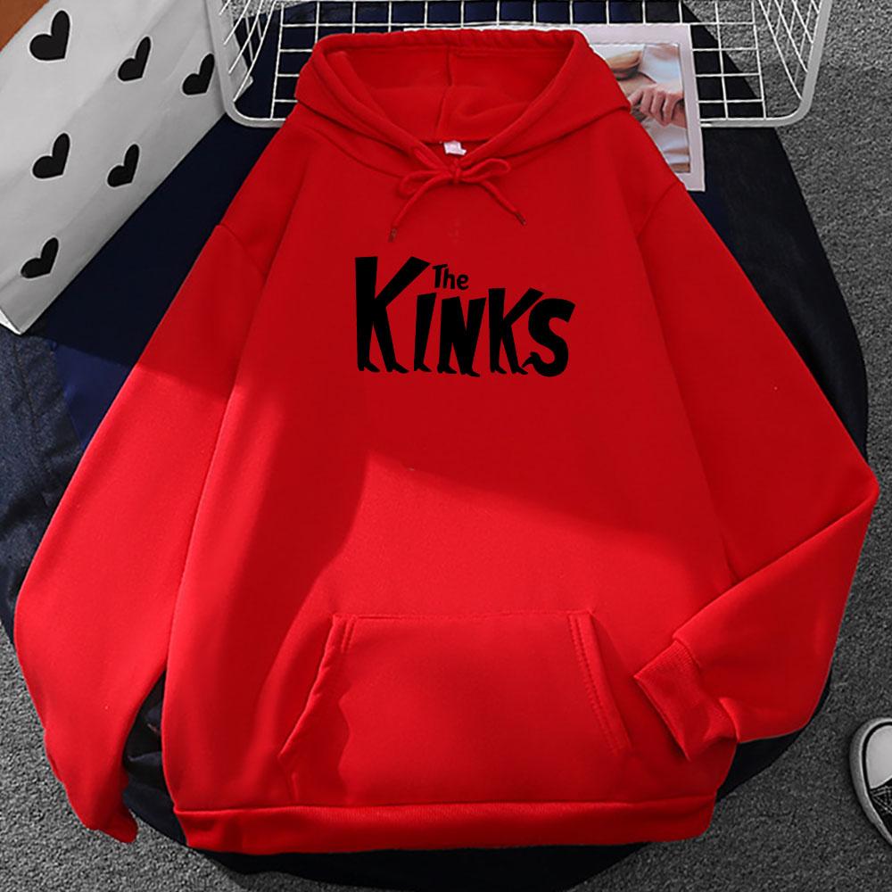 Толстовки The Kinks Графические свитшоты Хип-хоп Sudaderas Hombre Уличная одежда Повседневная одежда с длинным рукавом