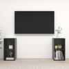 TV Cabinets 2 pcs High Gloss Gray 72 x 35 x 36.5 cm Engineered Wood