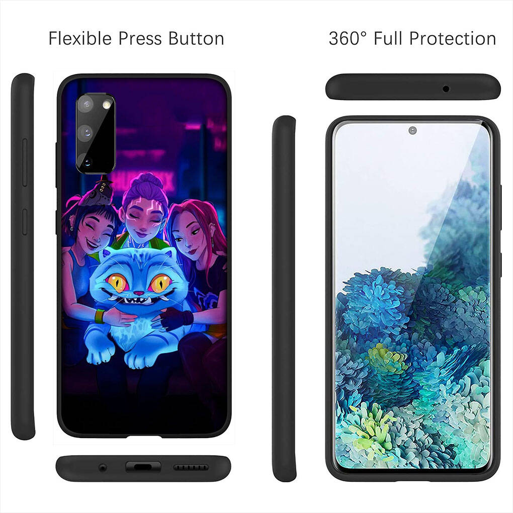 for Samsung Galaxy S25 S24 S23 iPhone 17 16 15 Xiaomi Redmi Note 14 13 12 Plus Pro Max A57 Case KPop Rumi Demon Mira Hunters Zoey X OPPO Huawei Cover