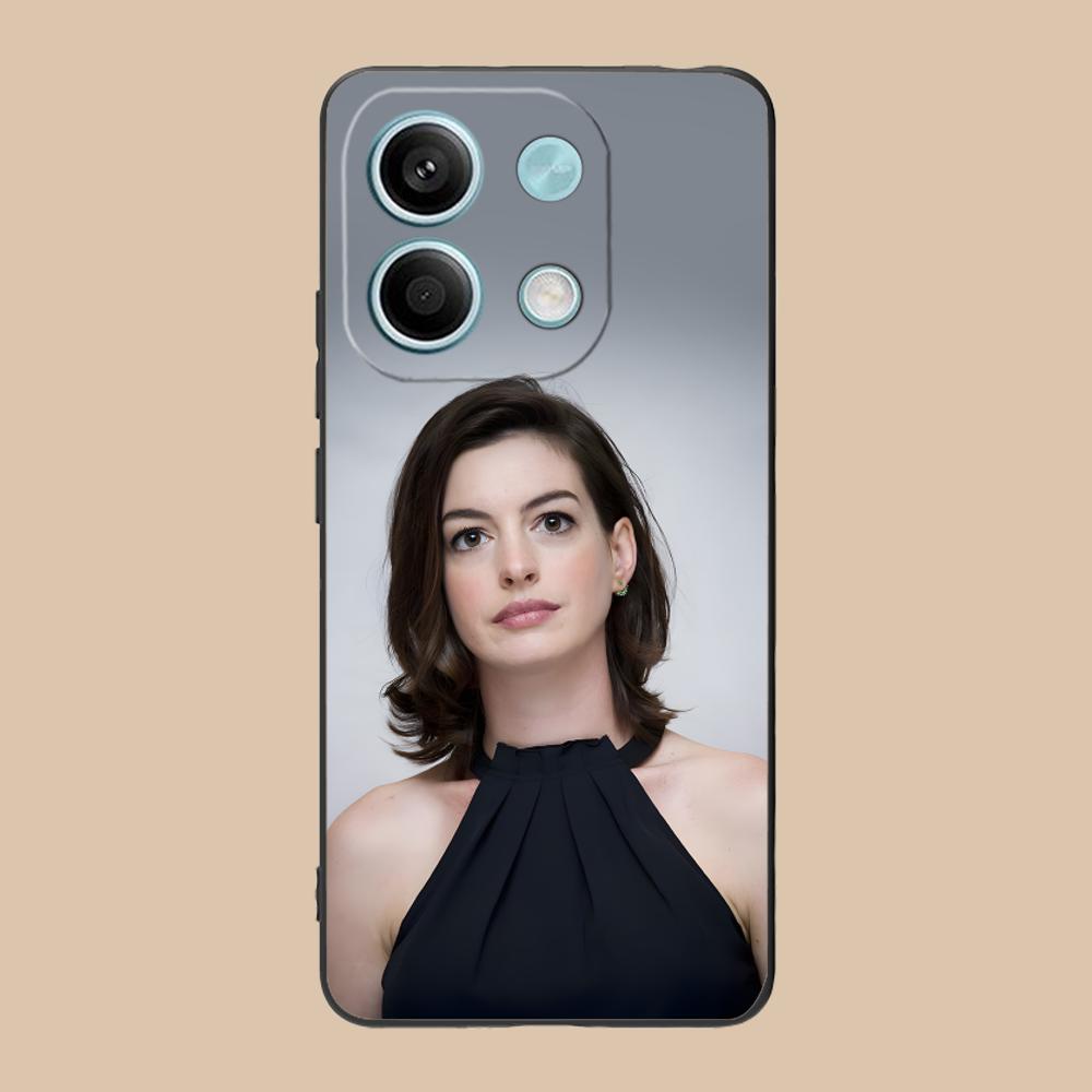 Чехол для мобильного телефона Anne Hathaway для Xiaomi 15 14 13 12 Mi 11 T Ultra Lite Pro S X 5G Цветной Печатный Чехол Чехол Красивый Роскошный