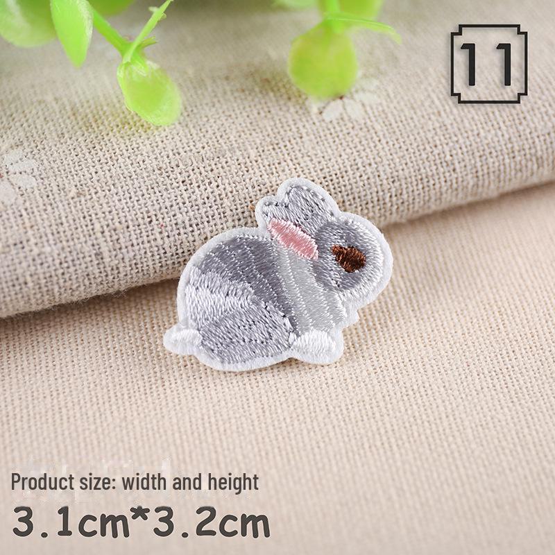 Очаровательная нашивка с изображением маленького животного для детской одежды