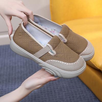 Женские туфли на плоской подошве, дышащие эспадрильи, туфли на плоской подошве без застежек, повседневные балетки, туфли-лоферы с круглым носком, удобная рабочая обувь для ходьбы