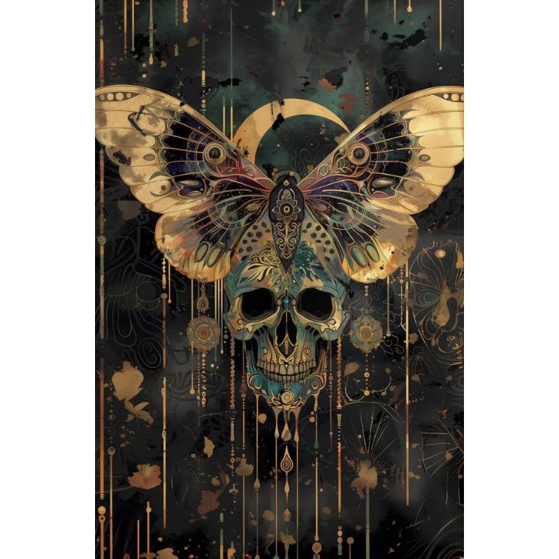 Butterfly Romantic Floral Boho Posters and Prints Canvas Printing Vintage Wall Art Picture for Living Room Home Decor Gifts