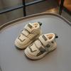 Boys Casual Sport Shoes Winter Warm Britain Style Girls Casual Shoes Double Hook & Loop Children Fashion Leather Shoes 2024 New