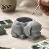 Персонализированный DIY Горшок для растений Щенок 3D Контейнер-горшок Милый Декоративный Печатный Лежащий Пес Форма Собаки Горшок-плантер для