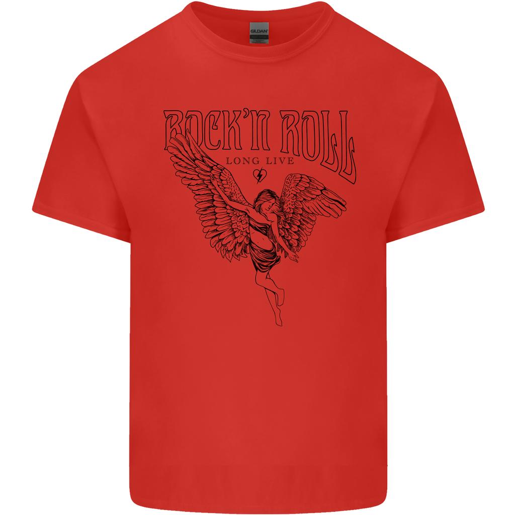 Long Live Rock n Roll Angel Unisexs Light Cotton TShirt