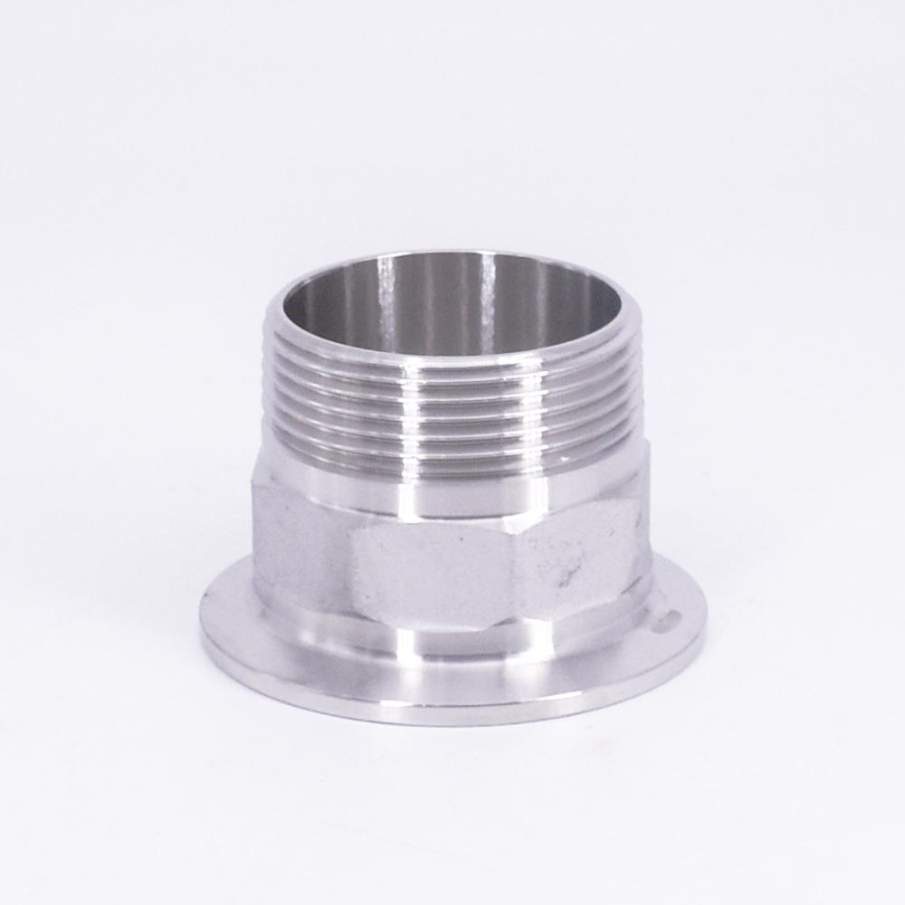 1/2" 3/4" 1" 1-1/4" 1-1/2" 2" BSPT Наружная резьба 1.5" 2" 2.5" Tri Clamp Шестигранная гайка Муфта-переходник Нержавеющая сталь SUS304 Санитарный соединитель Для домашнего пивоварения