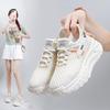 Fashion 2025 Summer New Korean Version Breathable Fly-woven Women's Shoes, Student Running Sports Shoes Casual Shoes YDY423