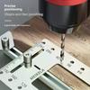 Кондуктор для сверления отверстий, шаблон для установки дверных ручек, регулируемый локатор из нержавеющей стали, портативные аксессуары для деревообработки