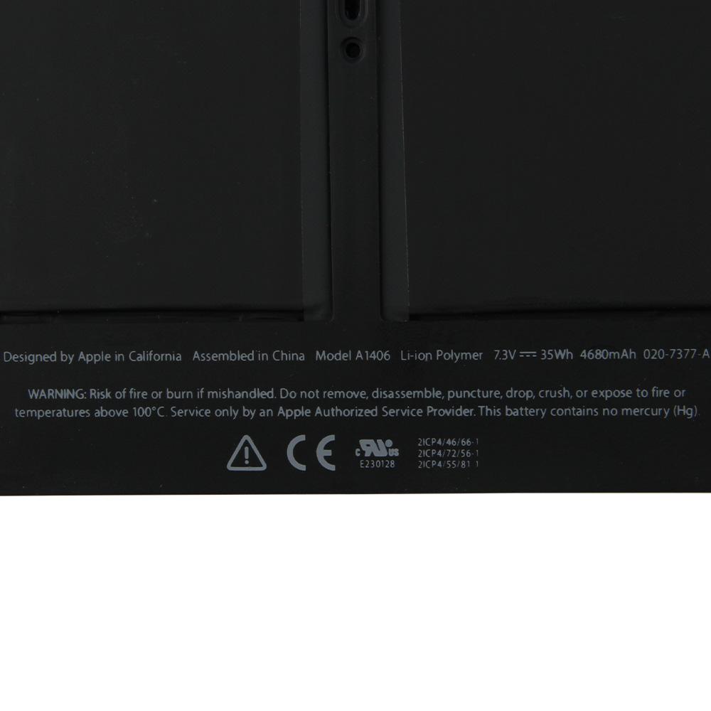 Новая сменная батарея для ноутбука A1406 A1375 для Macbook Air 11 "A1370 2010 года A1370 2011 года A1465 2012 года 4680 мАч