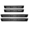 AFS1   Carbon Fibre Car Threshold Stickers For Lexus RX330 IS250 Ct200h IS350 RX350 LS430 Car Door Trunk Decorative Sticker Car Styling