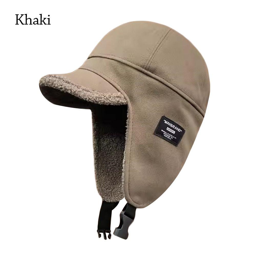 Теплая зимняя шапка-ушанка из меха для улицы с ушными клапанами для мужчин и женщин