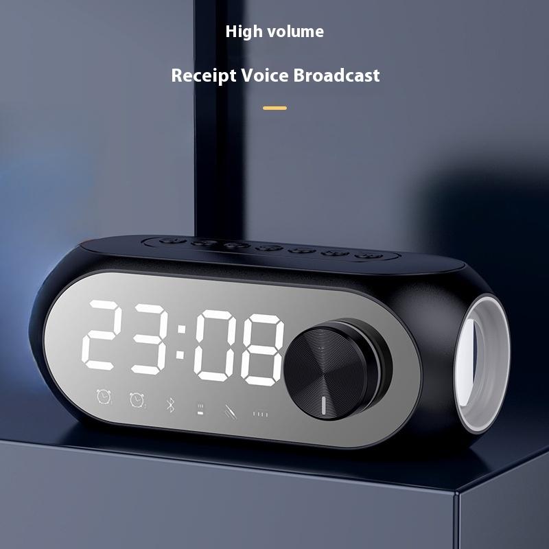 Режим частного использования S8 Bluetooth-динамик Маленький стерео RGB-сабвуфер Портативные мини-часы Домашний будильник