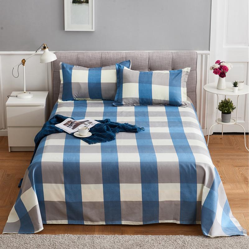 Brushed Duvet Cover & Sheet Set for Single/Double Beds - Ideal for Student Dorms