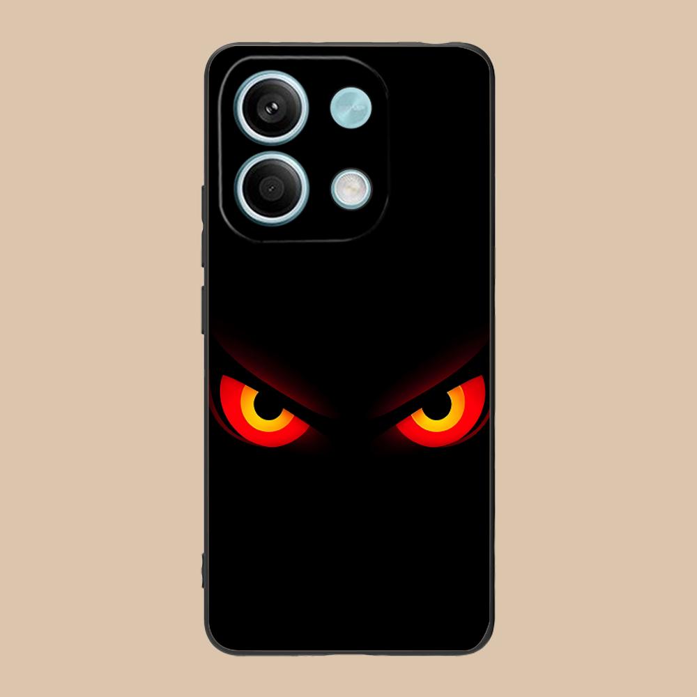 Anime Eyes Phone Case for Xiaomi 15 14 13 12 Mi 11 T Ultra Lite Pro S X 5G Soft TPU Shockproof Cover