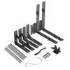 VEVOR Gate Corner Brace Bracket, Anti Sag Gate Frame Hardware Kit, Gate Frame Brace Bracket with Latch Lock Rope, Latch Lock, for Shed Doors