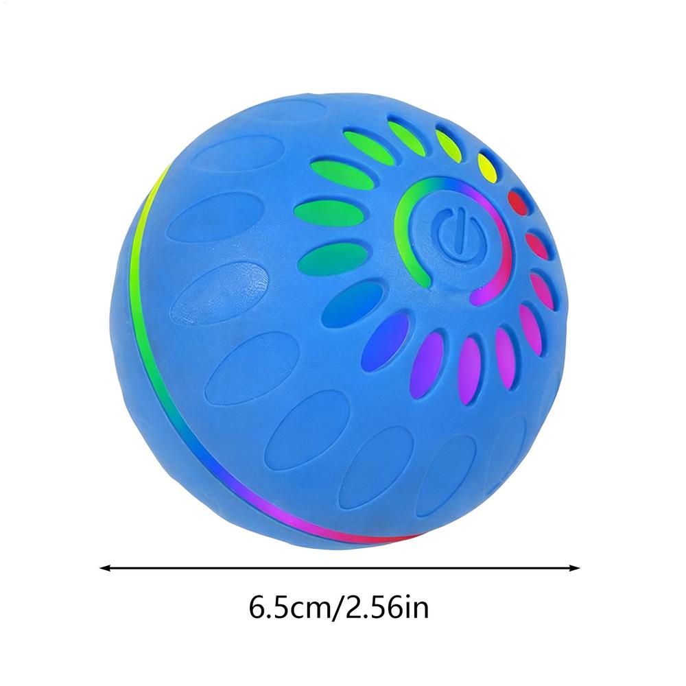 Dog Toy Ball Interactive Rolling Ball Auto Moving Dog Toy Two Modes Rechargeable Automatic Ball Pet Toy Supplies for Dogs Cats