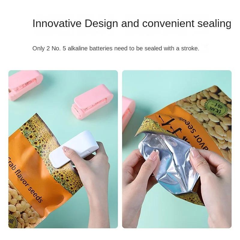 Пластиковый термопакет, запечатывающая машина для упаковки пищевых продуктов, портативный зажим для закусок, запечатывающий зажим, кухонные аксессуары для хранения, домашние гаджеты