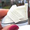 Pair 5cm Length Handmade Props Playing House Mini Sneakers Doll Shoes Denim Canvas Toys Accessories