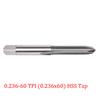 Инструменты Метчик из быстрорежущей стали, Tpis 0,236-60 TPI, 3 канавки, 5 мм (.2")
