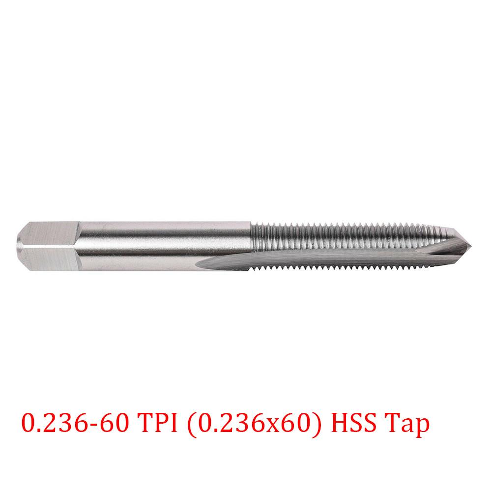 Инструменты Метчик из быстрорежущей стали, Tpis 0,236-60 TPI, 3 канавки, 5 мм (.2")