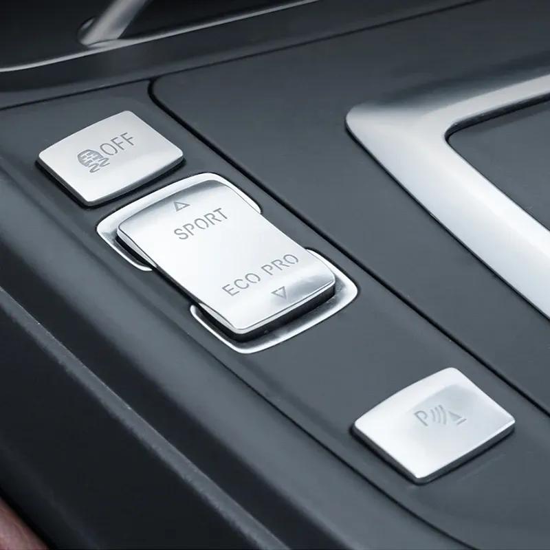 Chrome Car Styling CD Panel Switch Button Cover Sticker Trim For BMW 3 4 Series F30 F32 F34 F35 F36 320i 318i Inner Accessories