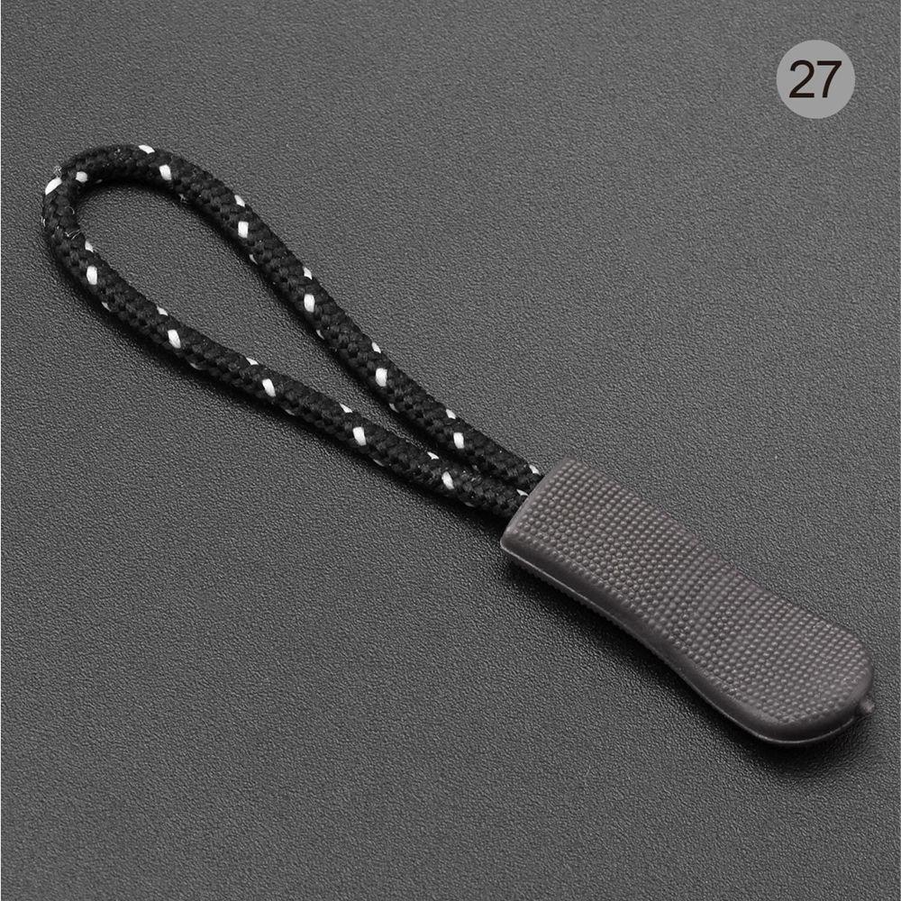 Backpack End Fit Crafts Rope Fixer Tag Zipper Ropes Zip Cord Zipper Puller Zipper Buckle