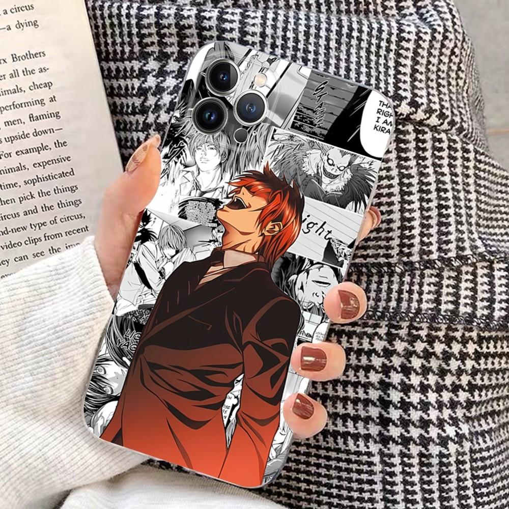 Anime Death Note Phone Case For IPhone 15 14 11 12 13 Mini Pro XS Max Cover 6 7 8 Plus X XR SE 2020 Funda Shell