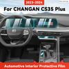 ТПУ Для CHANGAN CS35 Plus 2024 Прозрачная Защитная Пленка Аксессуары для Панели Навигации Центрального Управления Салона Автомобиля