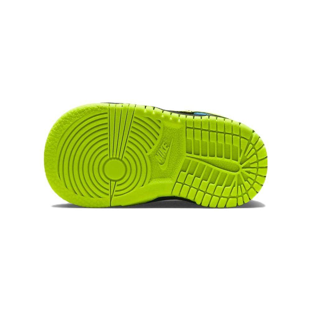 Nike Детские кроссовки Dunk Low SE TD Lets Dance Разноцветные Черный Балтийско-Синий DV1697-900