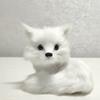 Figurine Plush Fox Doll Toy Artificial Animal Squatting Sitting Fox Model  Window Display