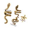 Snake Print Ring Punk Wind Snake Animal Retro Exaggerated Four-Piece Ring