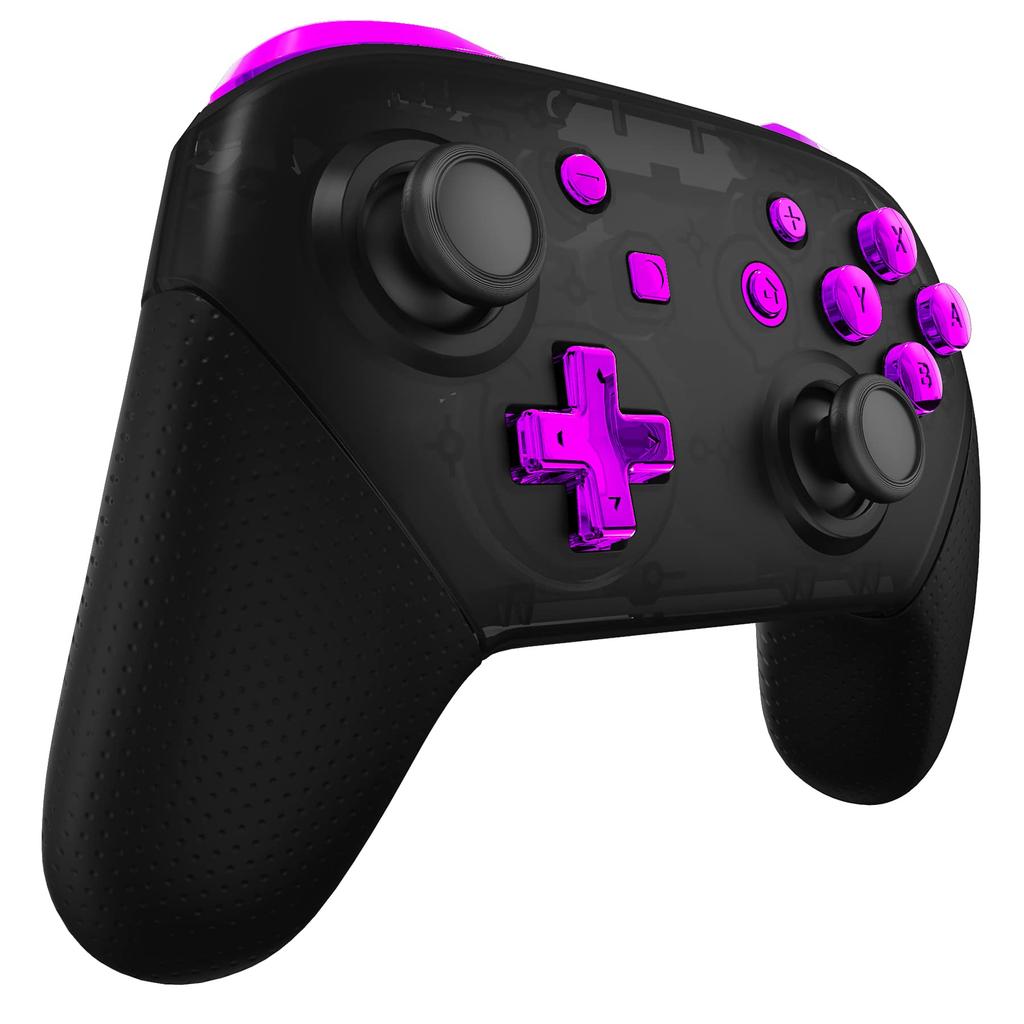 Полный набор кнопок для eXtremeRate switch pro ABXY ZR ZL LR кнопки для pro controller switch controller в комплект не входят (металлический хром) контроллер,