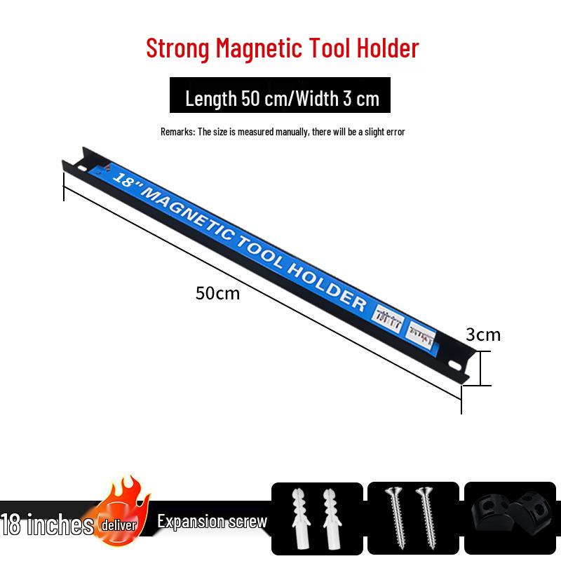 Магнитная полка-держатель для инструментов и ножей с сильным захватом