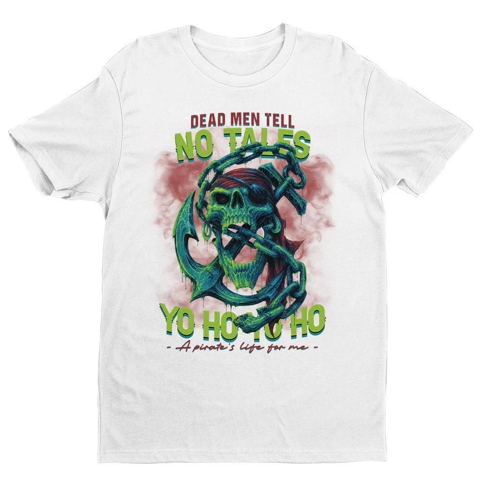 Dead Men Tell No Tales Unisex T-shirt | Gothic Skull Lover Gifts Sizes S-5XL